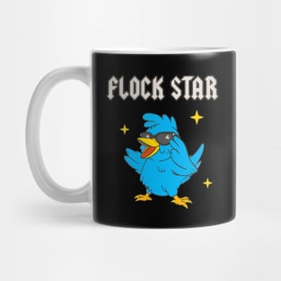 Flock Star Funny Bird Lover Ornithology Mug